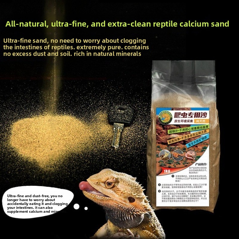 Reptile Sand Calcium Sand for  - Sphagnum Moss Dry recension och pris