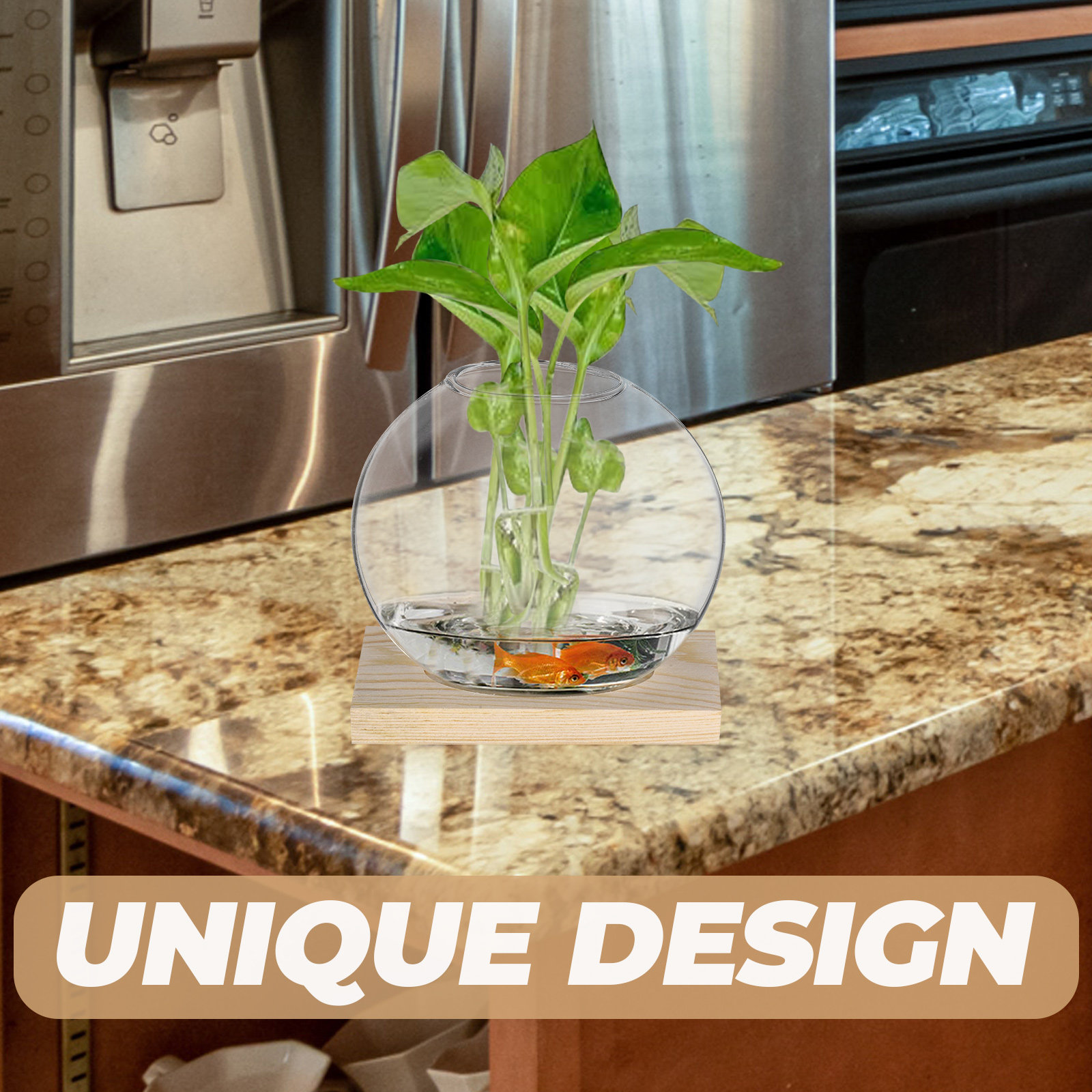 2Sets Glass Small Plant Vase F - Propagation Station Vase recension och pris